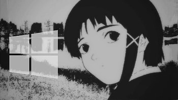 Lain Windows Logo, Serial Experiments Lain, Anime, Windows HD wallpaper