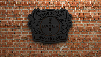 3D logo, Bayer 04 Leverkusen HD wallpaper