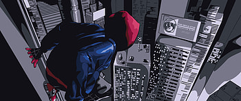 Spider Man Into The Spider Verse Black Spidey , spiderman-into-the-spider-verse-2, 2022-movies, superheroes, movies, spiderman, animated-movies HD wallpaper