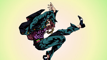 Anime anime JoJo's Bizarre Adventure Jotaro Kujo dancing . HD wallpaper