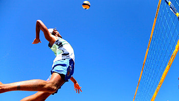 Volleyball, Exciting spikes, Sportsmanship, Athletic prowess HD wallpaper