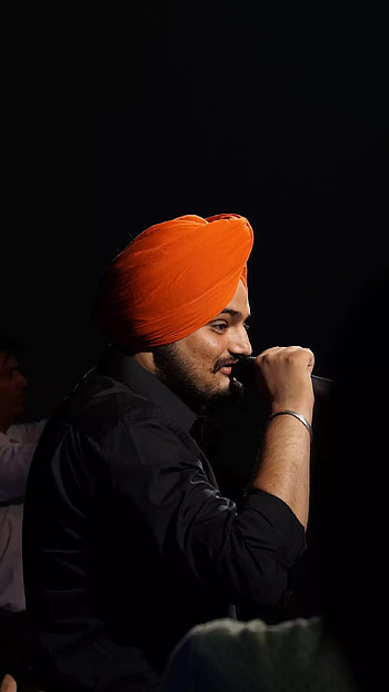 Sidhu Moose Wala Black, Punjabi Singer HD phone wallpaper