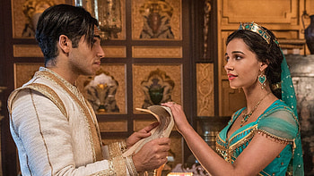 Naomi Scott, Jasmine, updated story, Aladdin 2019 HD wallpaper