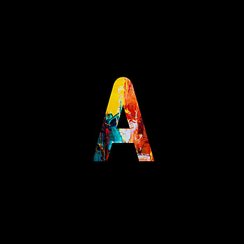 A alphabet, colorful, art HD phone wallpaper