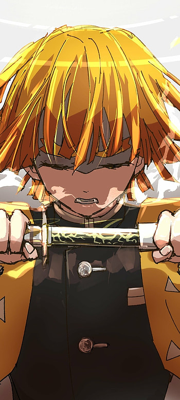 Zenitsu Agatsuma, Demon Slayer: Kimetsu no Yaiba HD phone wallpaper