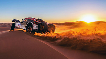 Dune buggy, Dakar Rally HD wallpaper