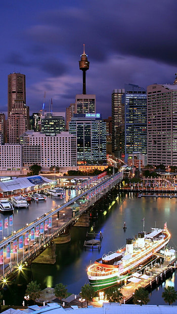 Sydney , Cool places to visit, Darling Harbour, Urban charm HD phone wallpaper