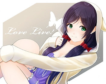Love Live, pretty, cute, happy, beautiful, girl HD wallpaper