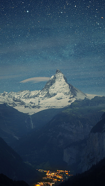 Lock Screen, Mountain Hill HD phone wallpaper