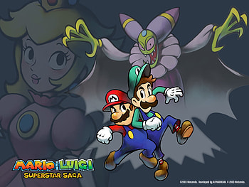 Mario & Luigi Superstar Saga, saga, superstar, mario, game, video, luigi, super HD wallpaper