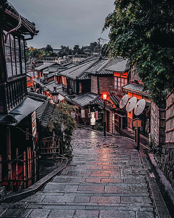 Magical. in 2019. Japan , Kyoto japan, Japanese Rain Street HD phone wallpaper