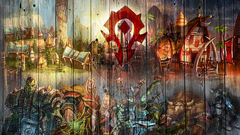 world of warcraft graffiti hero logo evil HD wallpaper
