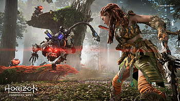 Clamberjaw and Aloy, Horizon Forbidden West HD wallpaper