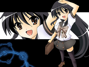Shana, shakugan no shana, anime, smile HD wallpaper