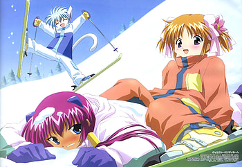 Angel Falling From Above, apricot, anise, snow, nano nano HD wallpaper