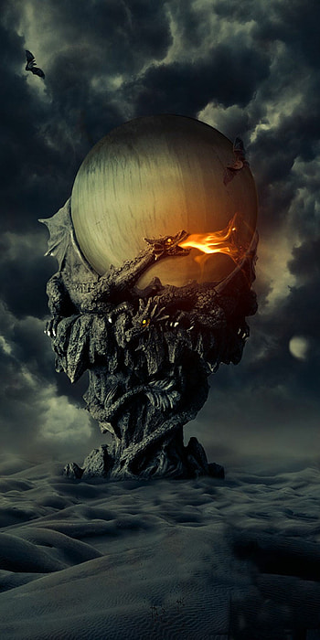 Dragon, Mythical creatures, Epic tales, Powerful guardians HD phone wallpaper