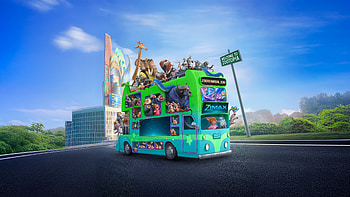 Zootopia 2 — City Safari Bus HD wallpaper