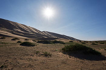 Gobi Desert, Cream voyage, Desert mystery, Sand dune secrets HD wallpaper