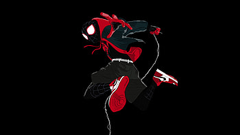 Miles Morales in Spider-Man Into the Spider-Verse HD wallpaper