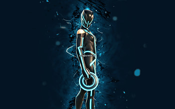 Helmet Io, , blue neon lights, Fortnite Battle Royale, Fortnite characters, Helmet Io Skin, Fortnite, Helmet Io Fortnite HD wallpaper