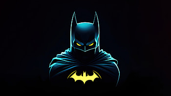 Heroism Of The Bat, batman, superheroes, artwork, digital-art, minimalism HD wallpaper
