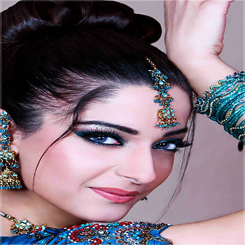 Beautiful woman -turquise, jewerly, model, turquise, woman HD wallpaper