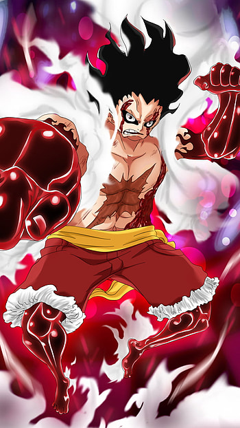 Luffy Gear Fourth: Fiery One Piece , Monkey D. Luffy, Anime, One Piece HD phone wallpaper