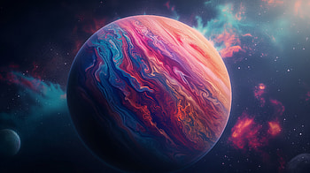Sci-Fi Gas Giant Planet, Sci Fi, planet, gas giant, space, cosmos HD wallpaper