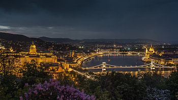 Budapest at night, 3840 x 2160, R, Night cityscape HD wallpaper