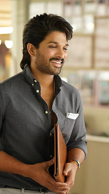 Allu Arjun , Office Background, allu arjun HD phone wallpaper