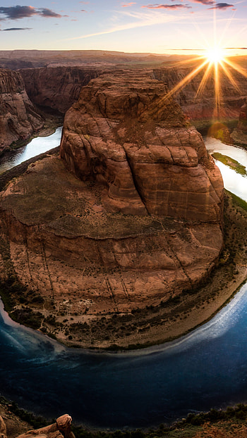 Horseshoe Bend, Arizona nature HD phone wallpaper