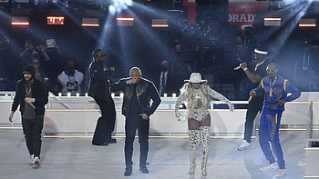 Super Bowl LVI, Halftime Show, Dr. Dre, Tupac Shakur HD wallpaper