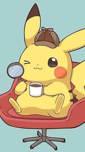 Cute Pikachu, Detective Pikachu HD phone wallpaper