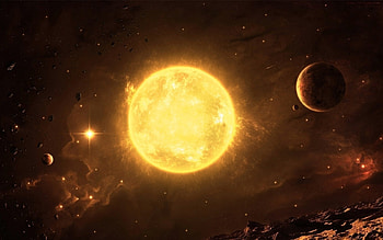 Landscape, Planets, Universe, Stars HD wallpaper