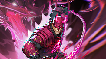Daredevil: Violet Vengeance — Marvel Rivals, Video Game, Purple HD wallpaper