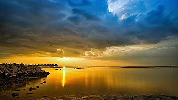 Malaysia Sunset, malaysia, sunset, world, beautiful-places, clouds HD wallpaper