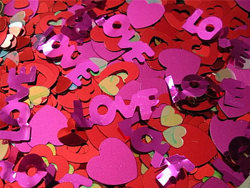 Love Love Love, purple, valentines, love, red HD wallpaper