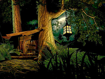 fantasy Moon, cg, 3d, moon, fantasy, lovely HD wallpaper