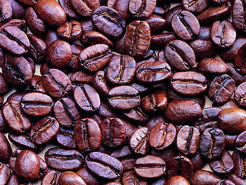 coffee, beans, brown, shiny HD wallpaper