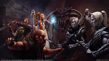 Wizards and Dragons s HD wallpaper