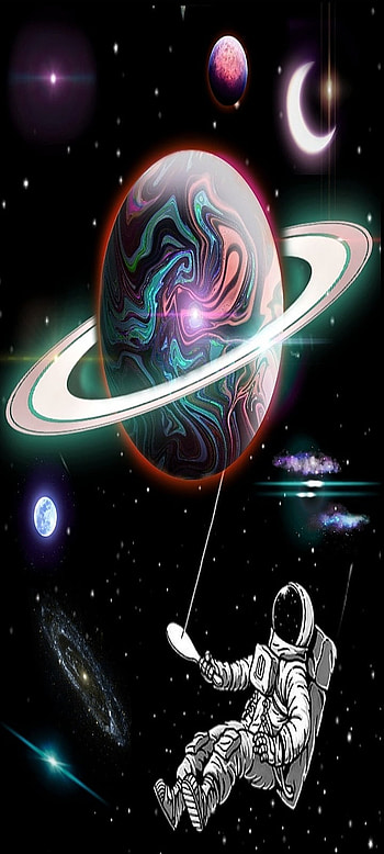 Gary1, espacio, luz, astronauta, mundos, astronautas, arte HD phone wallpaper