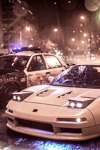 Need for Speed Acura NSX, Police car, 1440x2960 HD phone wallpaper
