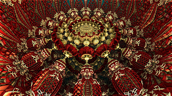 3D, Fractal, Rotation, Immersion HD wallpaper