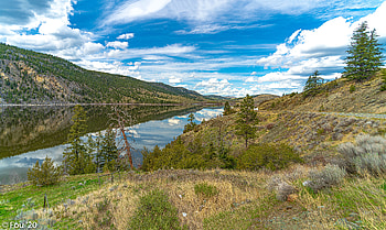 Landscape, Nature, Rivers, Trees, Hills HD wallpaper