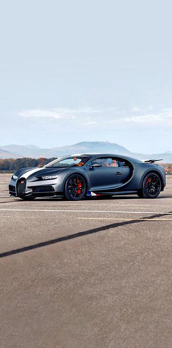 Bugatti Chiron, cloud, sky, cars HD phone wallpaper