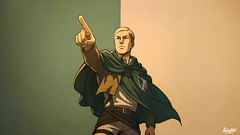 Erwin Smith, Attack On Titan, Attack On Titan The Movie: The Last Attack HD wallpaper