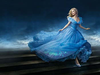 Lily James, Cinderella , Disney princess, Fairy tale HD wallpaper