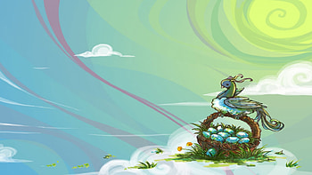 Pokemon, flying, bird, altaria HD wallpaper