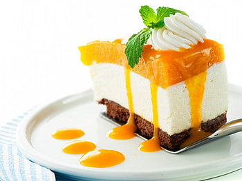 Sweets desserts, mint, sweets, delicious, slice, cake, cream, desserts HD wallpaper