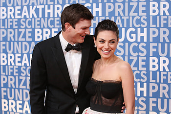Ashton Kutcher, Mila Kunis, Celebrity couple, Stylebook HD wallpaper